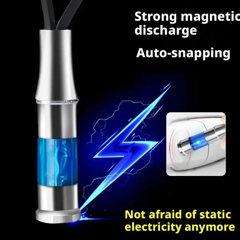 Static Rod Electrostatic Discharger Portable Anti-Static Keychain Winter Dry Climate Static Antistatic Car Supplies