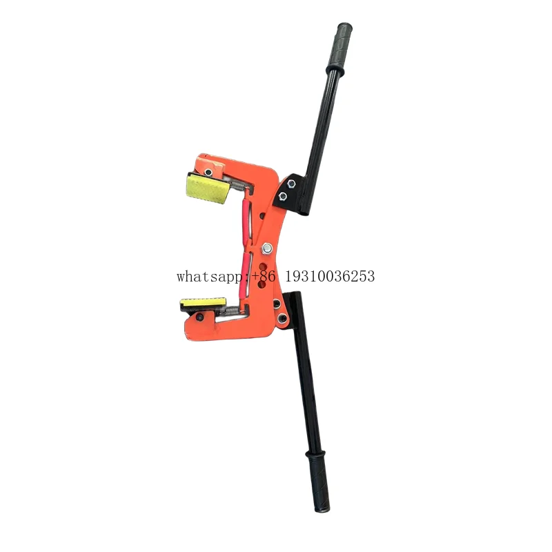 Morsetto per pallet con morsetto di sollevamento regolabile con apertura a ganascia in acciaio per metalli pesanti