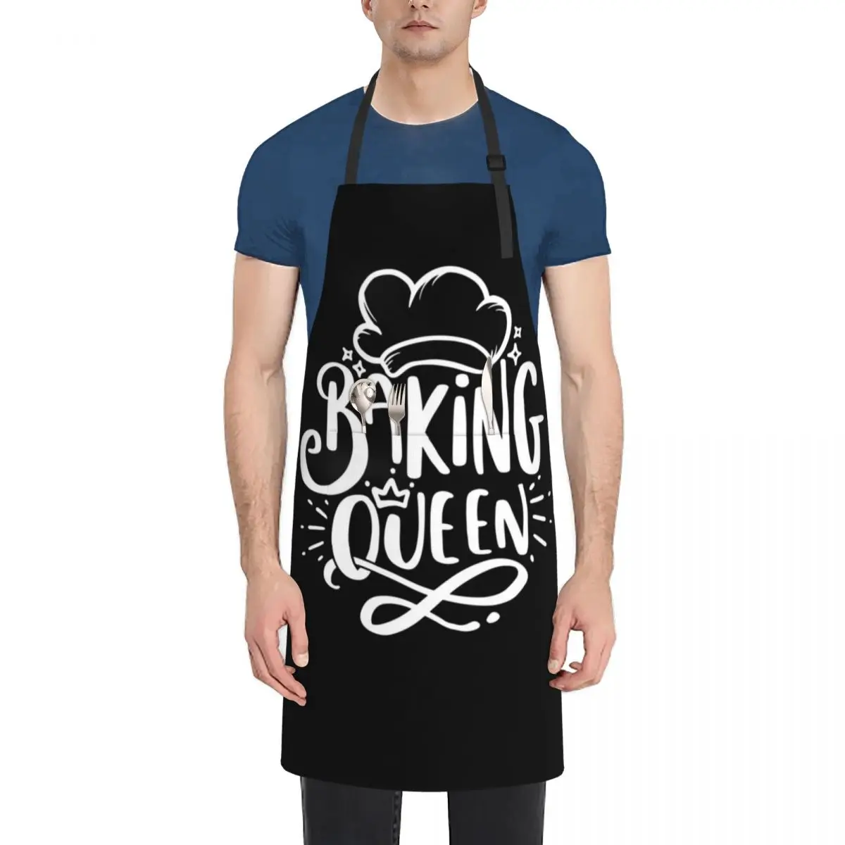 

Baking Queen Apron For Man Haircut Costume Waiter New year's Chef Uniform Women Apron