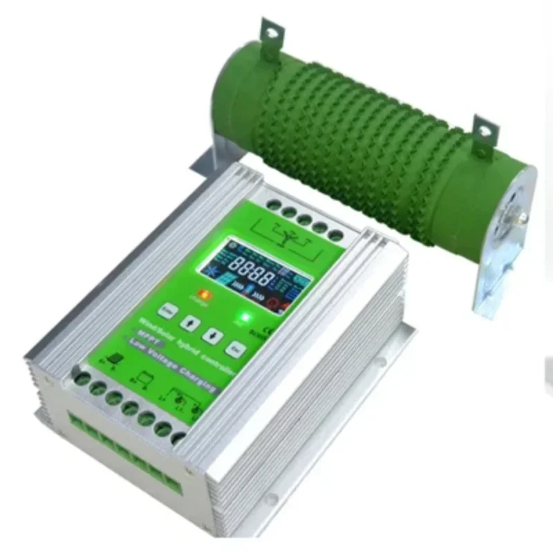 1400W 12V/24V Auto and 48V Off Grid MPPT Wind Solar Hybrid Charge Controller Suitable for 800W Wind + 600W PV