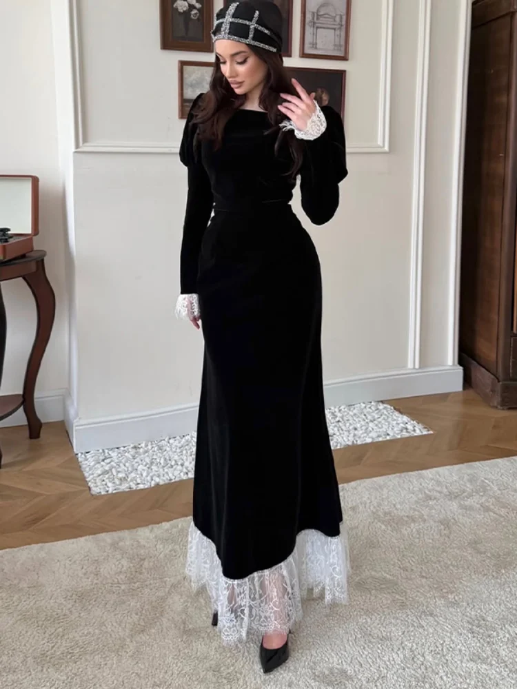 long sleeve maxi dress orange Final Sale Plus Size Long Sleeve Casual Loose Pocket Dress in Orange main image 1