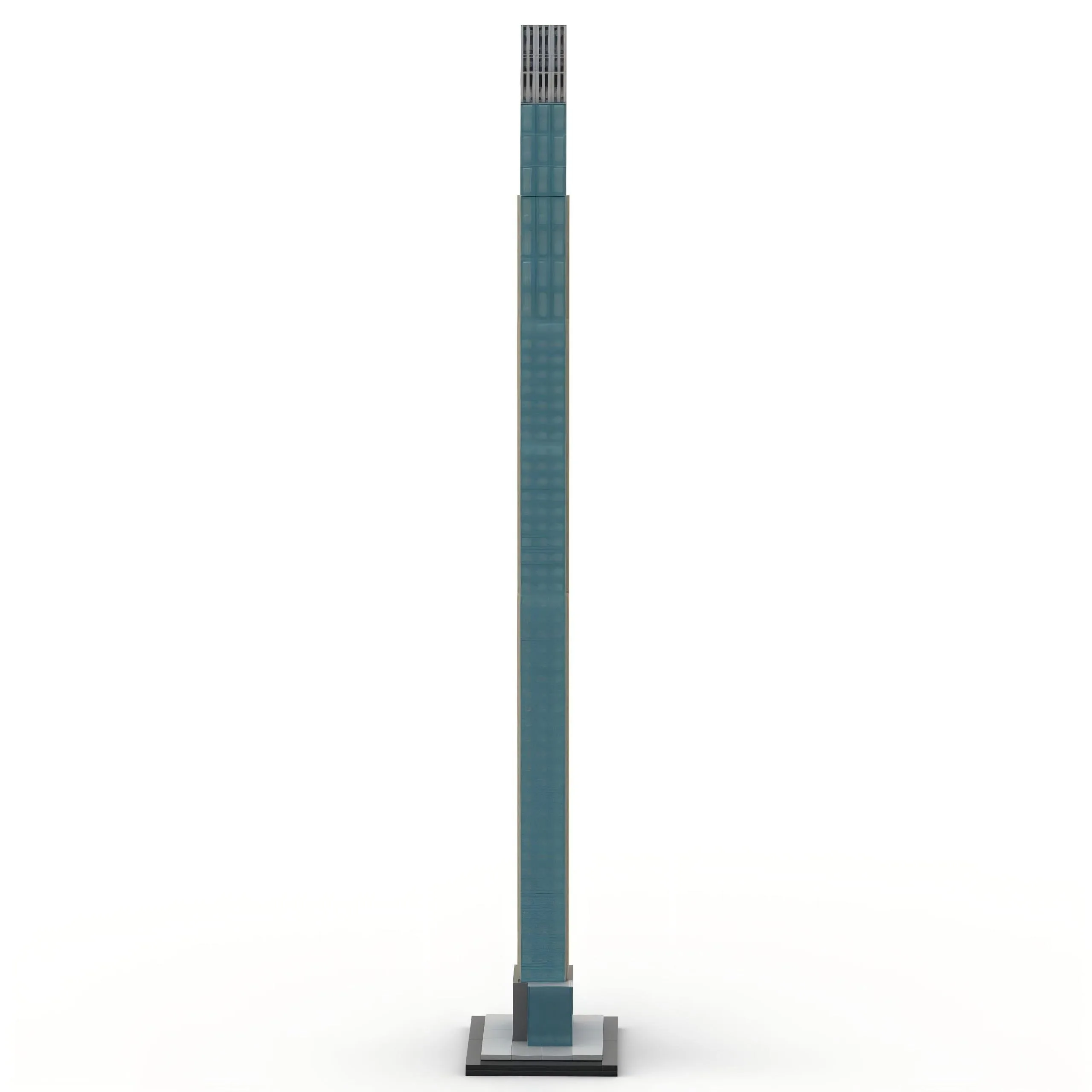 634 قطعة MOC 111 West 57th Street Steinway Tower)1:800 نموذج مقياس العالم أطول ناطحة السحاب مجموعة مكعبات البناء | #2