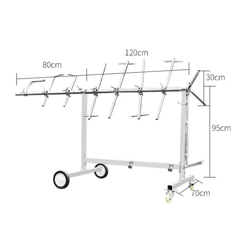 Multifunctional Spray Rack, Sheet Metal Spray Bracket Automotive Work Bumper