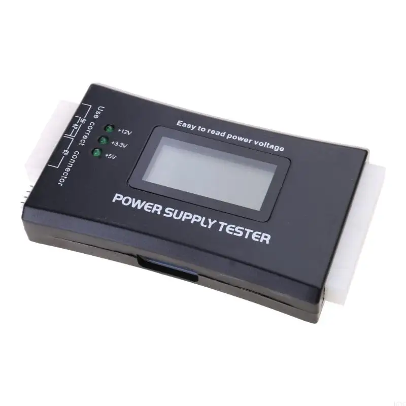 D7YC PC Power Supply Diagnostic Tester With LCD Screen Supports 20/24 Pin ITX