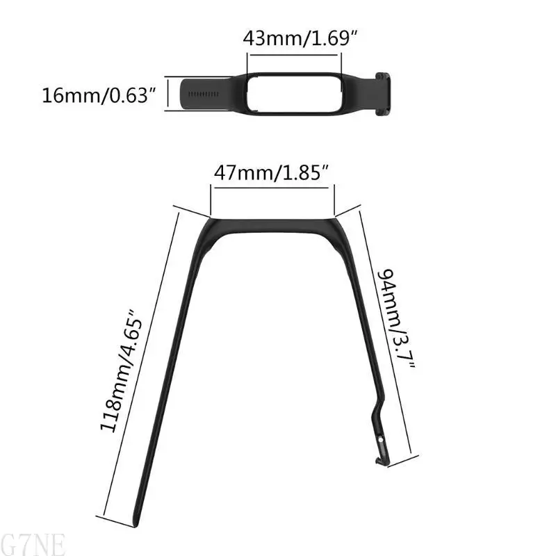 G7NE Soft TPU Band para Fit2 R220 Watch Strap Strap Loop Bracelet