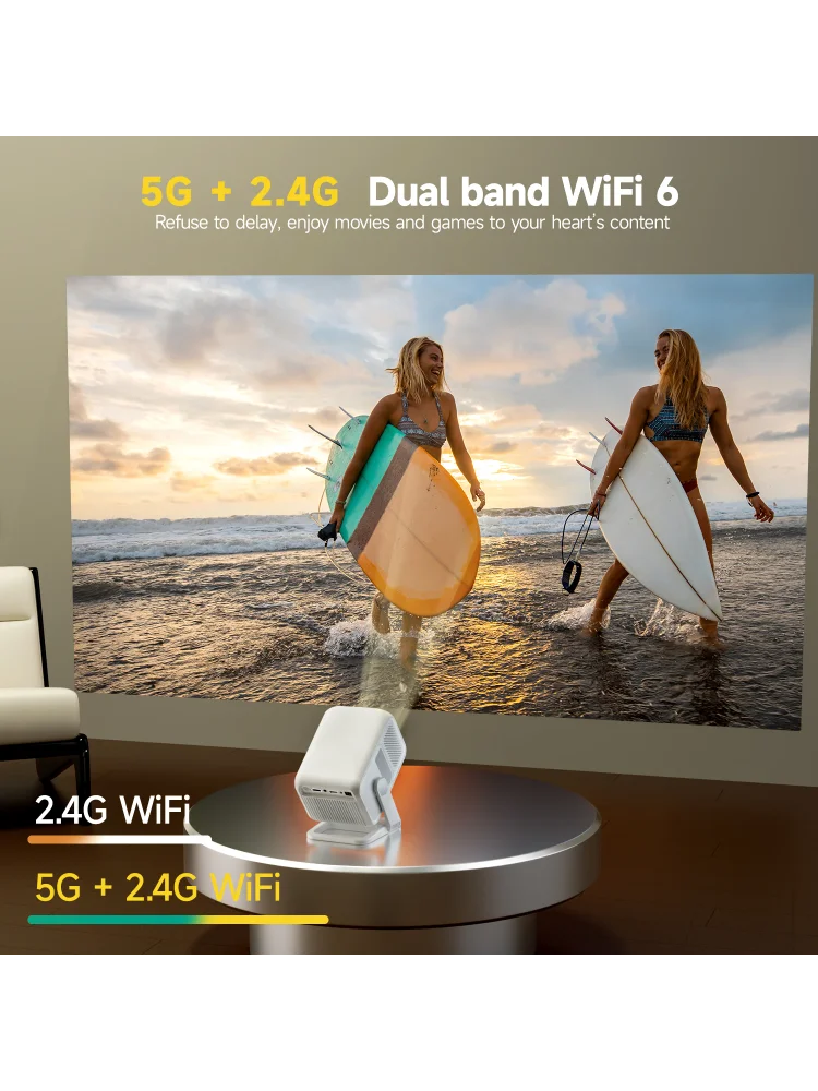 Magcubic HY310X 4K 420ANSI Android 11 Autofokus Keystone Mini-Projektor mit Full HD 1080P für Outdoor-Theater-Standprojektor