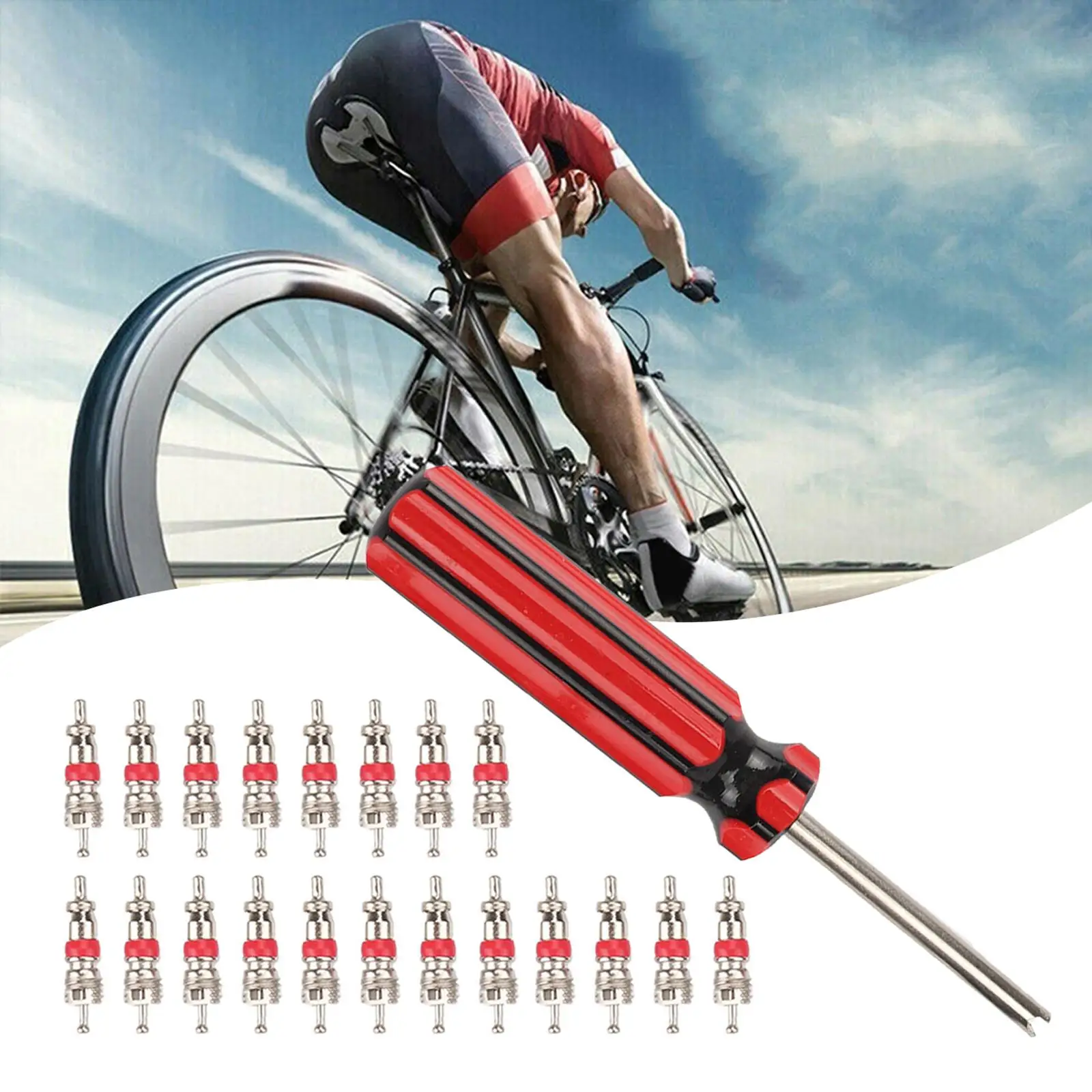 Aksesori Alat Pemasangan Inti Katup A2207 untuk Sepeda Motor Mobil Truk