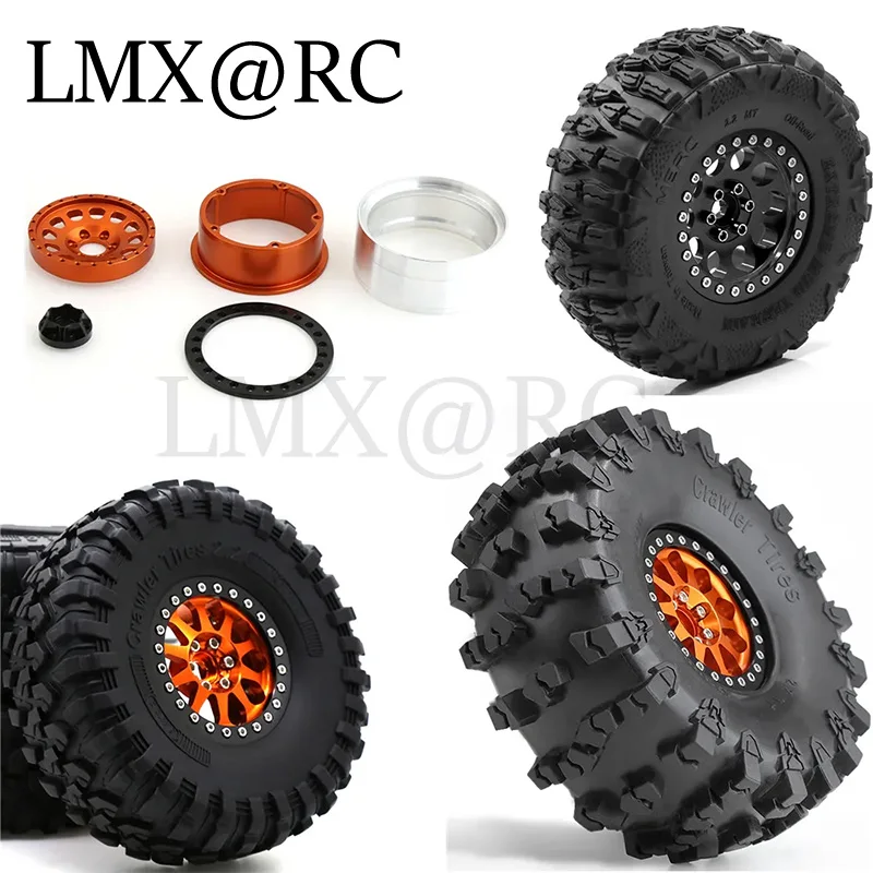 2.2 Inch Rubber Tire Beadlock Wheel Rim 2.2