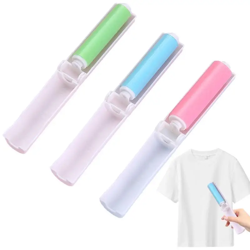 Travel Lint Roller Fabric Brush Lint Remover Pet Hair Removal Tool Hairball Quick Epilator Brush For Removing Dust And Pet Hair