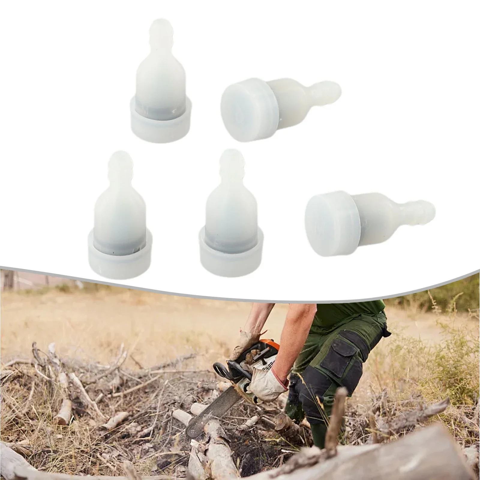 5pcs Fuel Tank Breather Vent Air Check  Replace Valves Chainsaw Brush Cutter Parts Power Equipment Acccessories