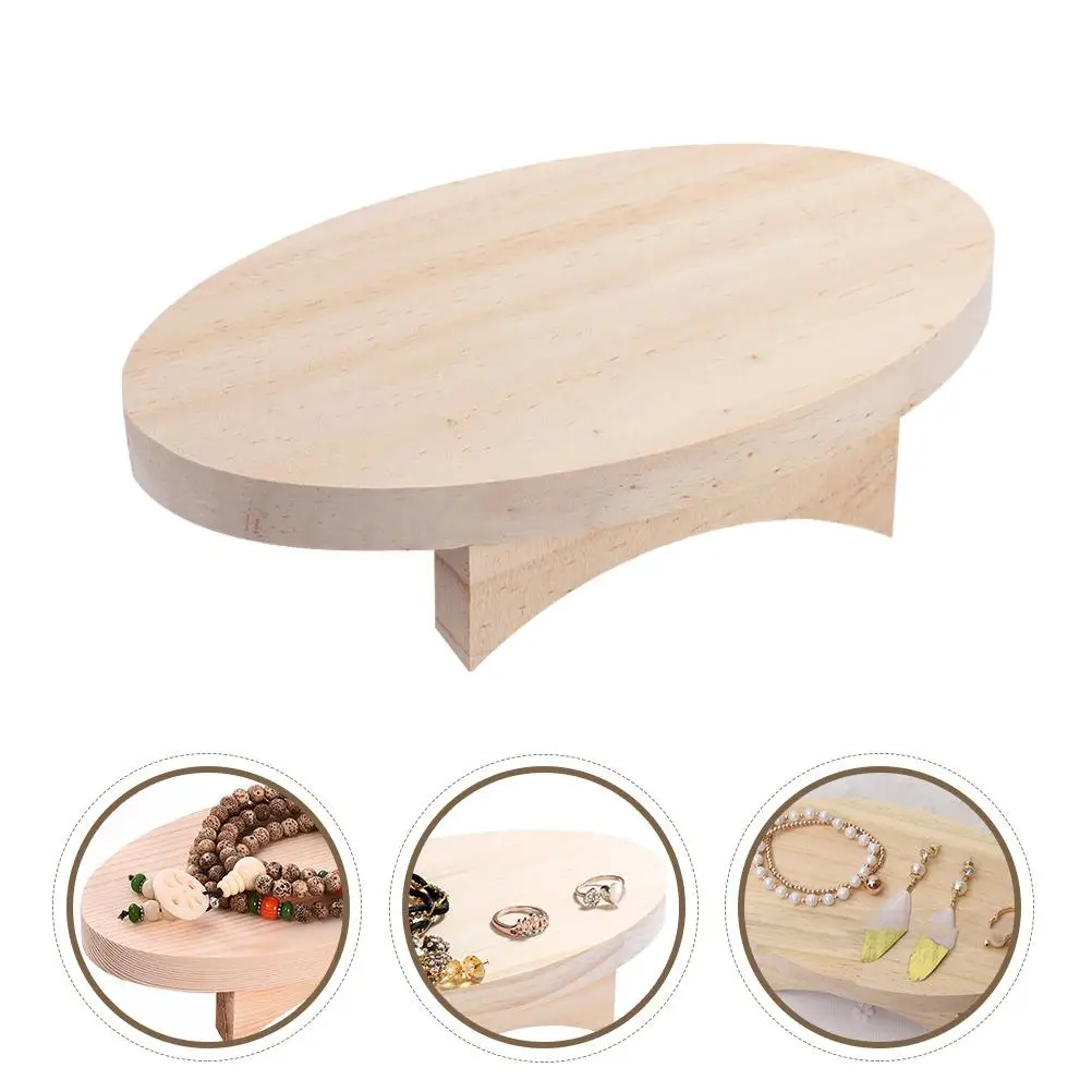 Wooden Jewelry Rack Solid Wood Necklace Display Earring ganizer Reusable Stable Strong Store Beautiful Appearance Scratch