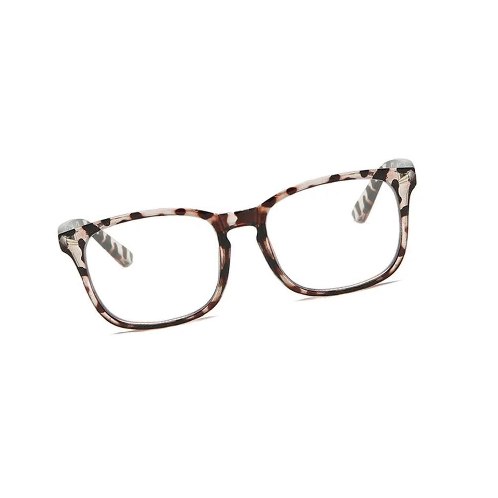 إطار نظارات مضاد للضوء الأزرق كلاسيكي مستوحى من النظارات خفيف الوزن ومريح مناسب للرجال والنساء في الأماكن المغلقة #4