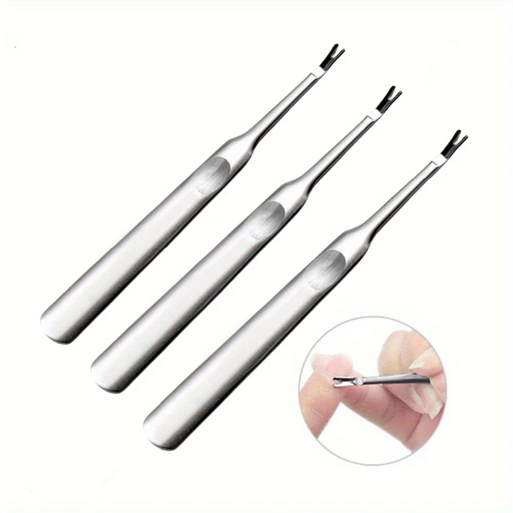 Roestvrijstalen Pusher En Trimmer, Dode Huid En Hangnail-Reiniger, Nail Art Manicure-Tool Voor Nagelverzorging Voor Volwassenen