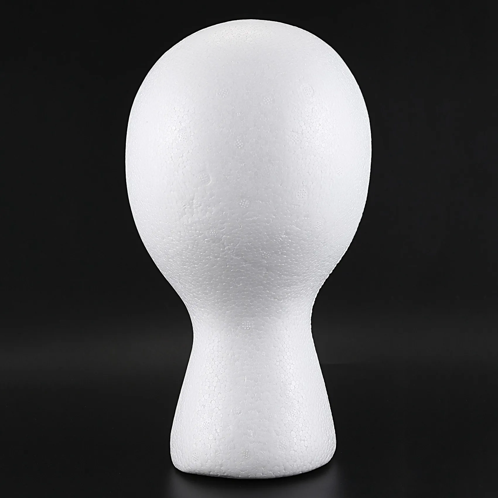

A04V 2X Styrofoam Foam Mannequin Wig Head Display Hat Cap Wig Holder White Foam Head