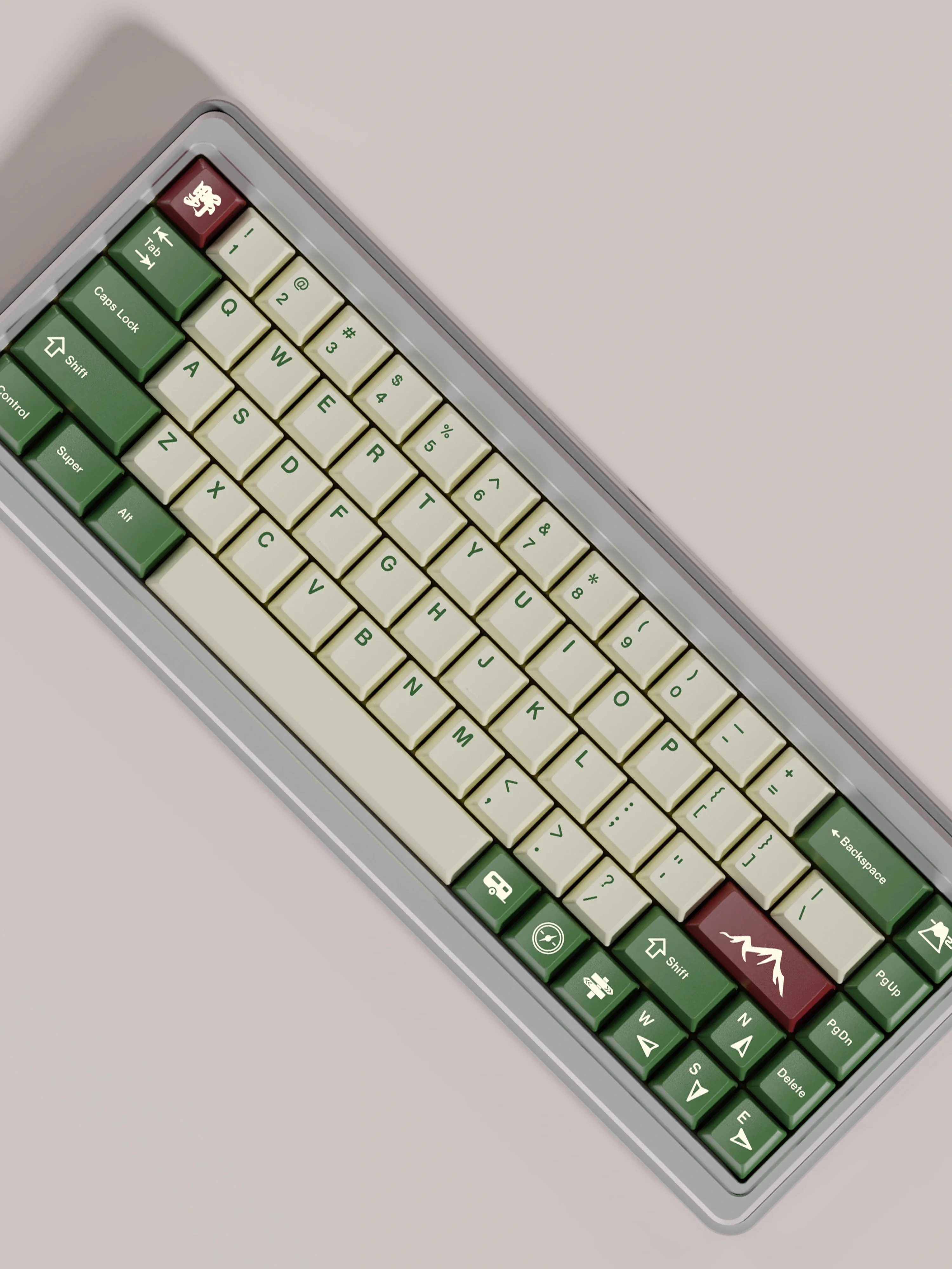 GMK Keycap Berkemah 166 Tombol Bahan PBT Profil Ceri DYE-SUB untuk MX Switch 61/64/68/71/75/84/87/98/104 Keyboard Mekanis