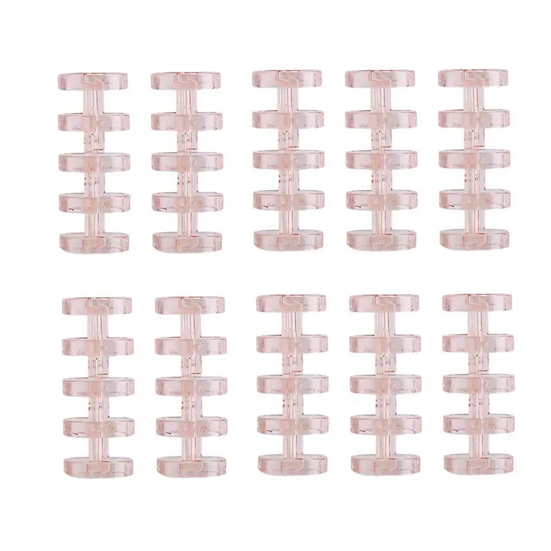 10/50Pcs Snap Split Binder Rings for Stationery