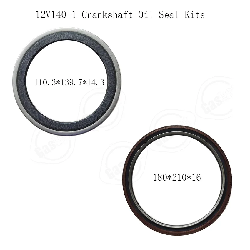 

Crankshaft Front & Rear Oil Seal For Komatsu 6D104 4D104/E 4D107 6D170-2 SA12V140 12V140-1 4D120 4D130 Engine Parts 4890833 ACM