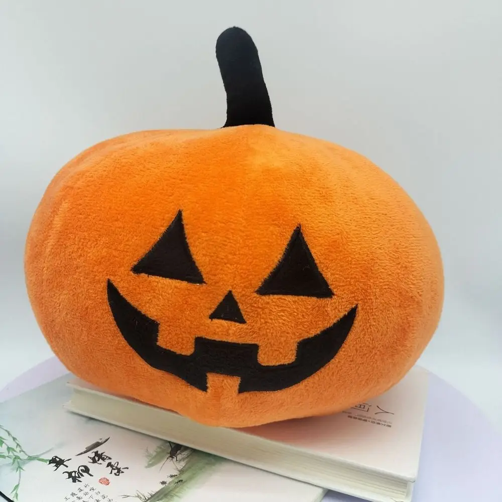 Citrouille d'Halloween en Peluche pour Enfant, Coussin Doux et Mignon, Dessin Animé, Légume