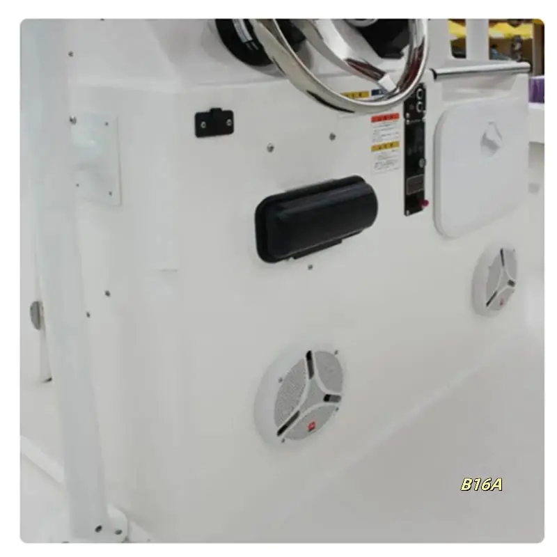 

2Pcs 6.5Inch Marine Speaker Waterproof 60W Boat Speaker Audio Amplifier Loudspeaker With Cable