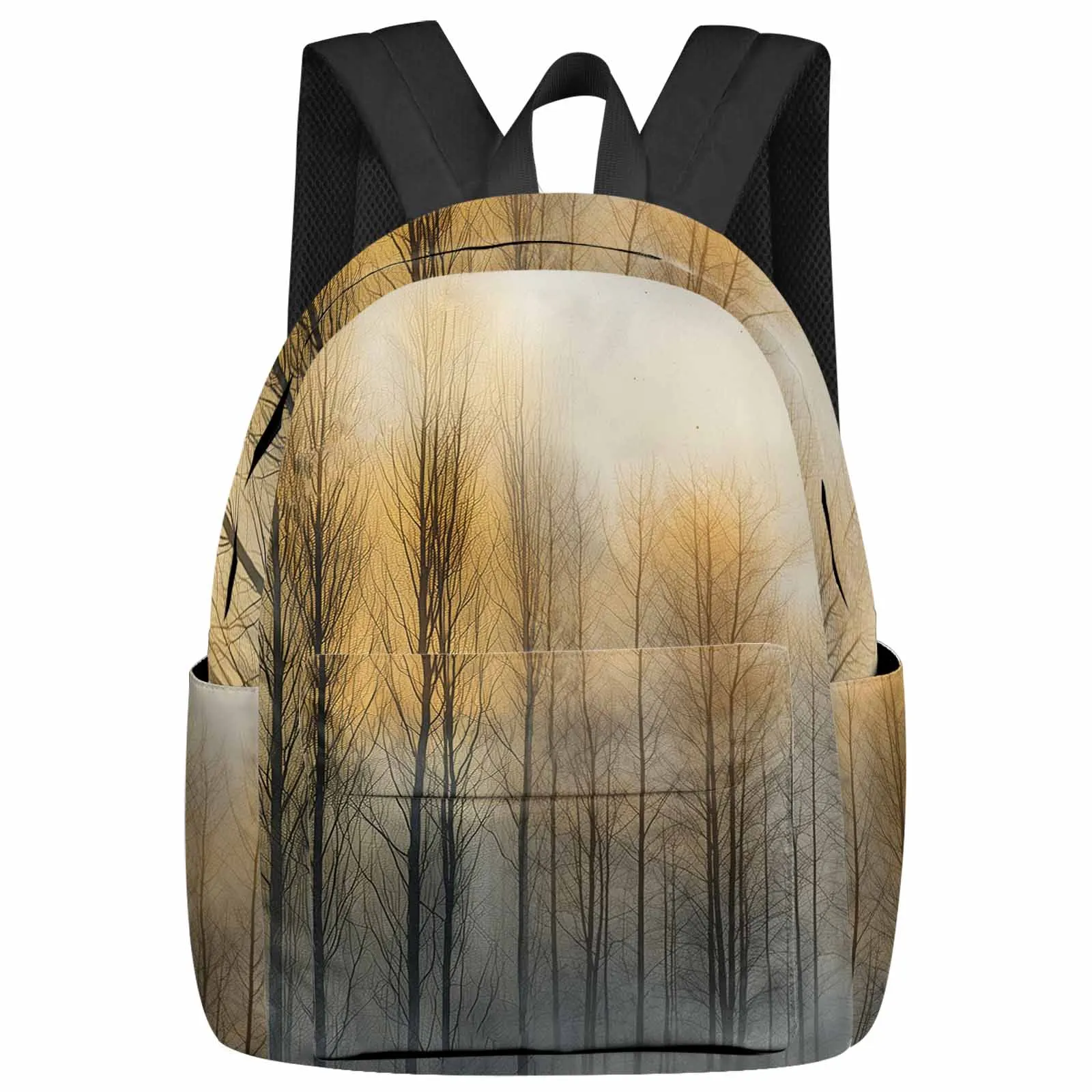 Oil Painting Abstract Tree Backpack School Bags for Teenagers Students Laptop Bag Women's Casual Travel Backpack