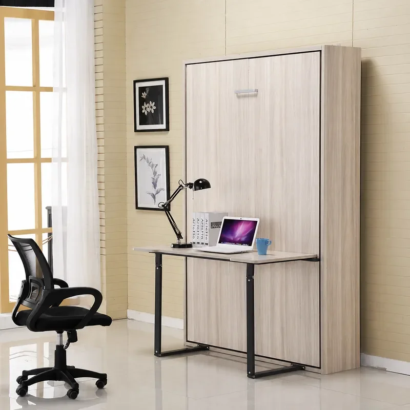 Invisible Folding Bed Hardware with Desk Multi Functional Storage Murphy Wall Bed Accessories Space Saving Mechanism for Home