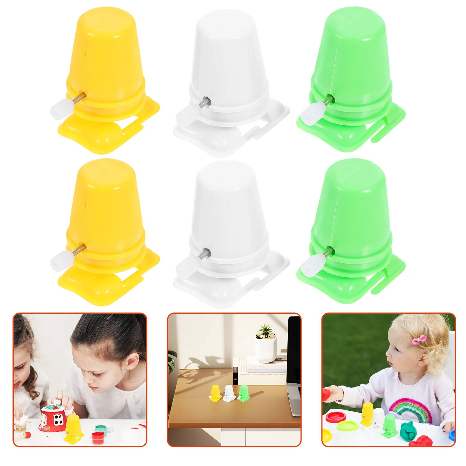 

6Pcs Clockwork Walking Mechanism DIY Robot Parts Windup Movement Kids Crafts Clay Projects Clockwork Robot Toy