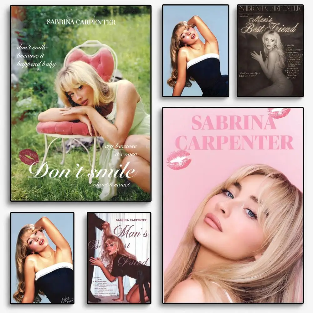Affiche Sabrina Carpenter, décoration de la maison, impression d'art mural intérieur, affiches de garage, cadeau