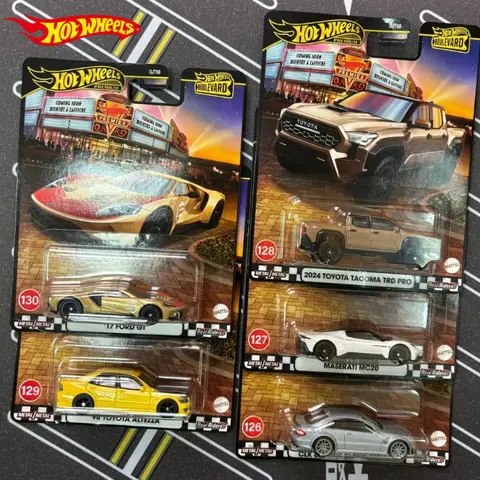 Hot Wheels Boulevard: Mix 3 of 2025 Premium Mercedes Benz Maserati Toyota Ford GT 1:64 Diecast Vehicle Model Car Toy Gifts GJT68