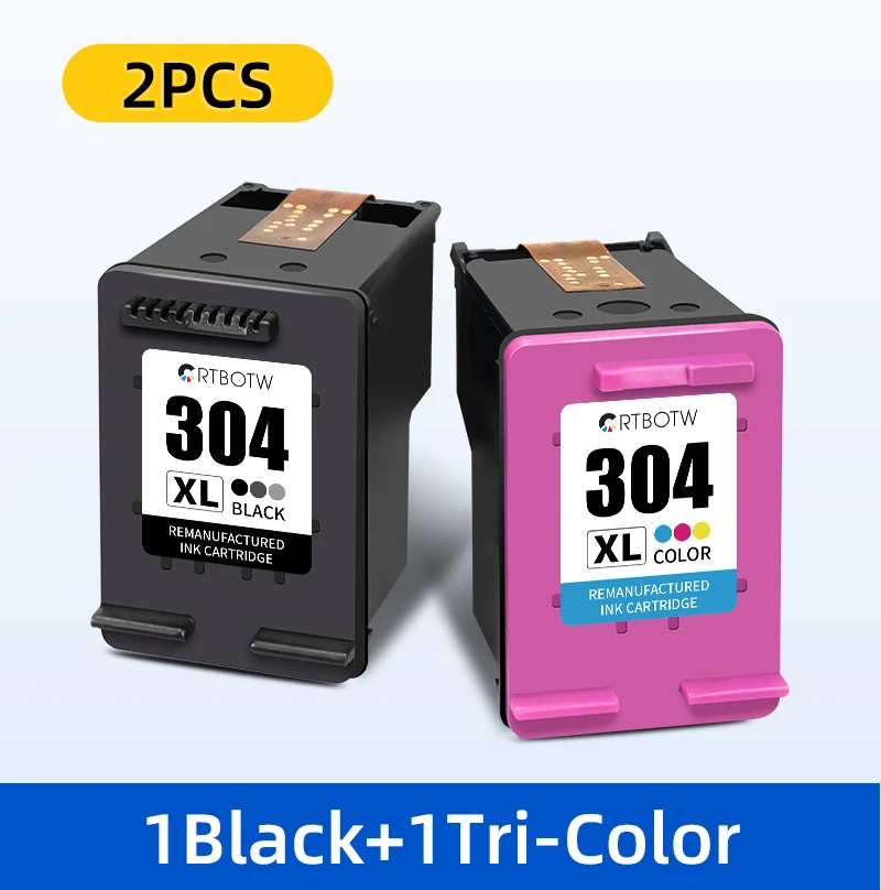 304XL Tintenpatrone Ersatz für HP 304 HP304 Kompatibel mit Deskjet 2600 3700 5000 Serie 2620 3720 3755 5010 5055 Envy Drucker