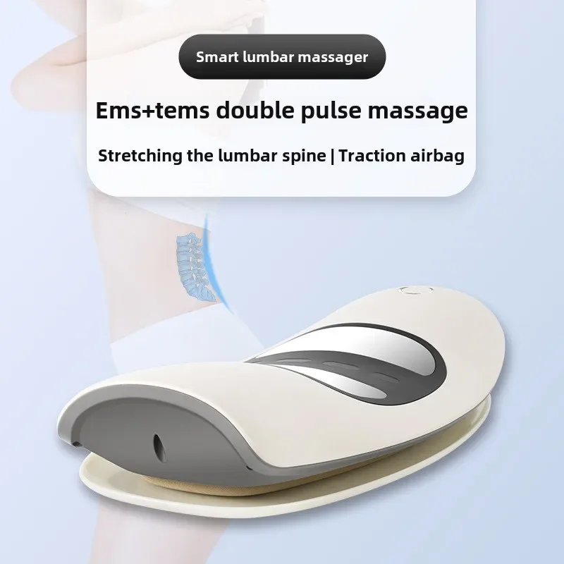 

HOT SALE Electric Airbag Waist Massager Type-c Charging Red Light Hot Compress Portable Vibration Lumbar Soothing Instrument