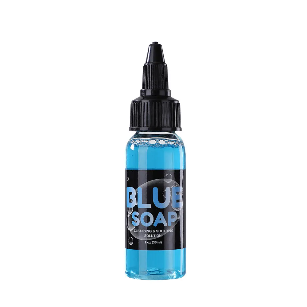 STIGMA 30/120ML Tattoo Blue Soap Cleaning & Soothing Solution Full Set Tattoo Studio Eyeliner Lip Eyebrow Supply Accessories