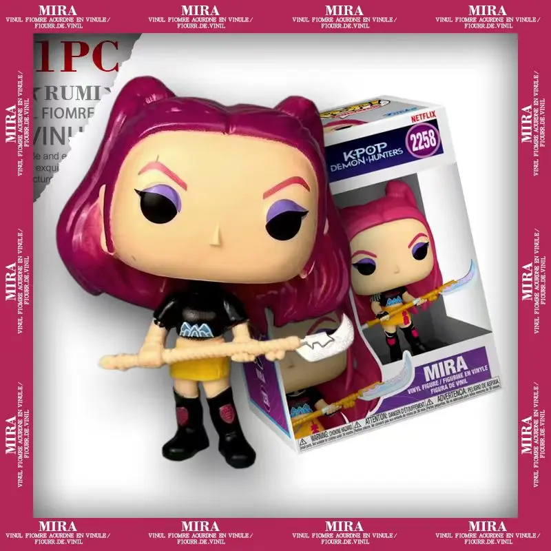 Anime Demons Hunters PVC Figure Set Rumi Zoey Mira Saja 1-6pcs Collectible Miniature Model Toy Gift