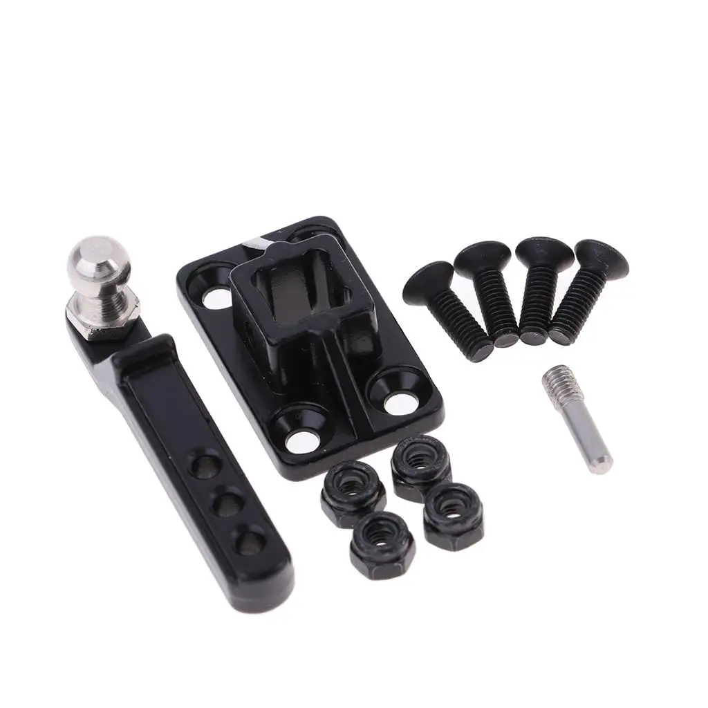 1/10 RC Metal Trailer Hook Bumper Mount Towing Hitch Shackle Rock Crawler Parts for Hsp Axial Scx10 D90 Hpi Model Truck