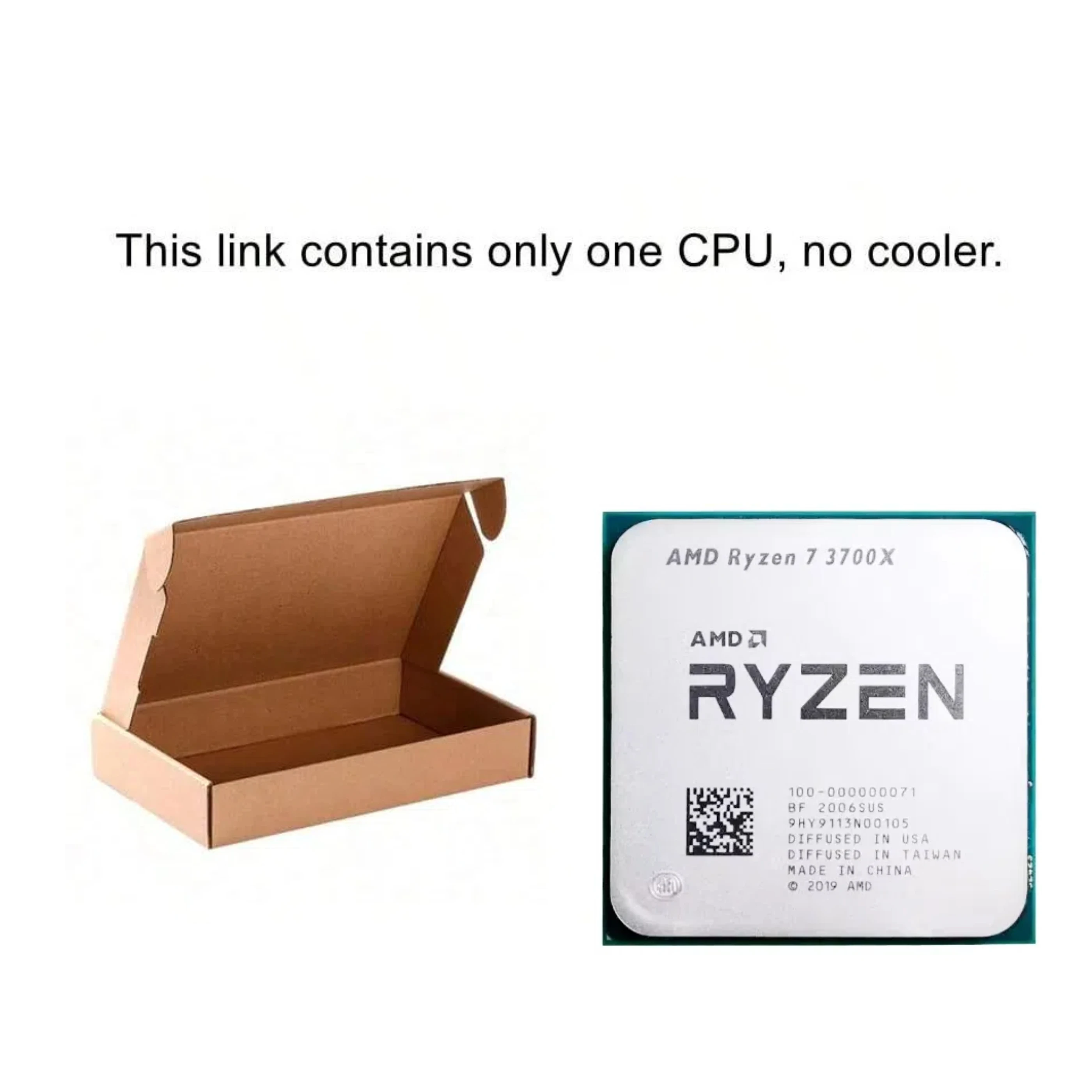 AMD CPU Ryzen 7 R7 3700X 3.6GHz Prosesor 8-Core 16-Thread LGA AM4