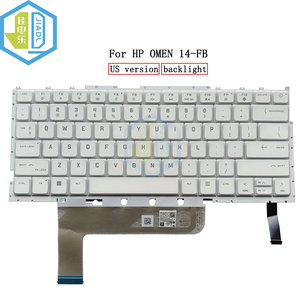 

New US English backlight laptop replacement Keyboard for HP OMEN 14-FB N73397-001