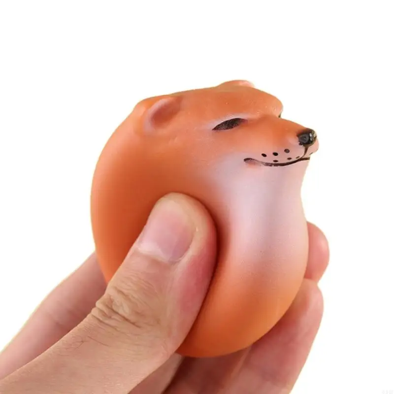 

634f Squeezable Toy TPR Shiba Estrecty Animal Toy Soft Decompression Toy снятие стресса.