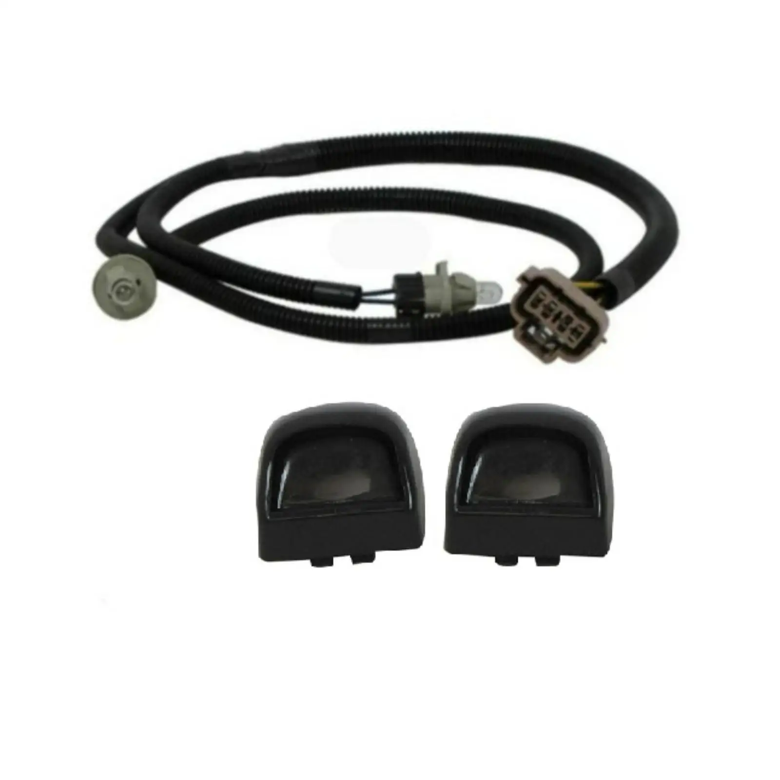 Rear License Plate Light Wiring Harness Replacement for Full Size Pickup Truck with Conduit Sleeve