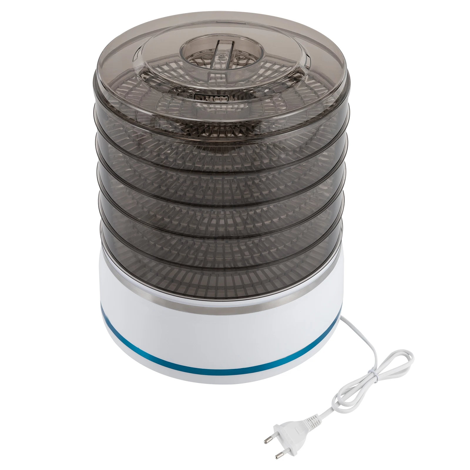 Deshidratador de Alimentos de 5 Niveles, 350W, Bajo Ruido, con Temporizador Digital y Control de Temperatura para Frutas, Verduras, Carne y Cecina