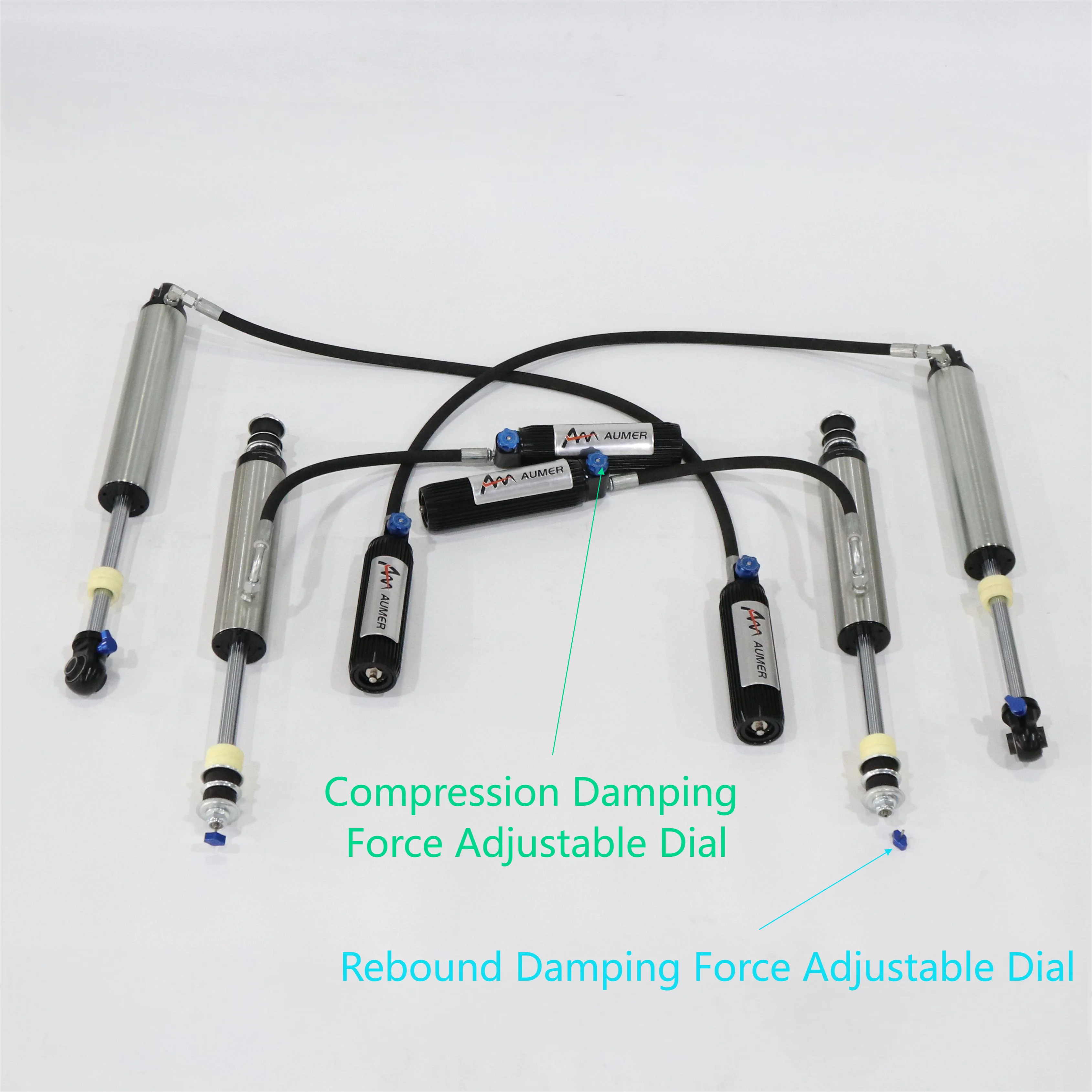 4X4 Off Road Rebound and Compression Damping Force Adjustable Shock Absorber Suspension LIFt Kit for Nissan Patrol Y60 Y61