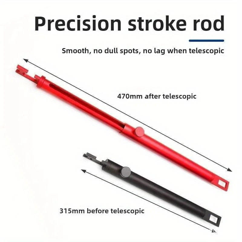 1Pc Retractable Car Support Rod 32‑48cm Aluminum Alloy Trunk Lid Door Holding Fixing Tool for Vehicle Polishing Work