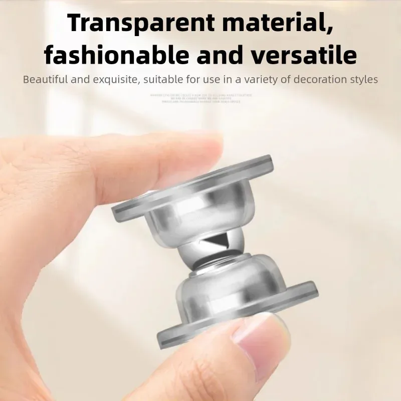 Parada de Porta Magnética Forte Curta Anti Colisão à Prova de Vento Parada de Porta Doméstica Sem Perfuração Silenciosa Sucção de Silicone