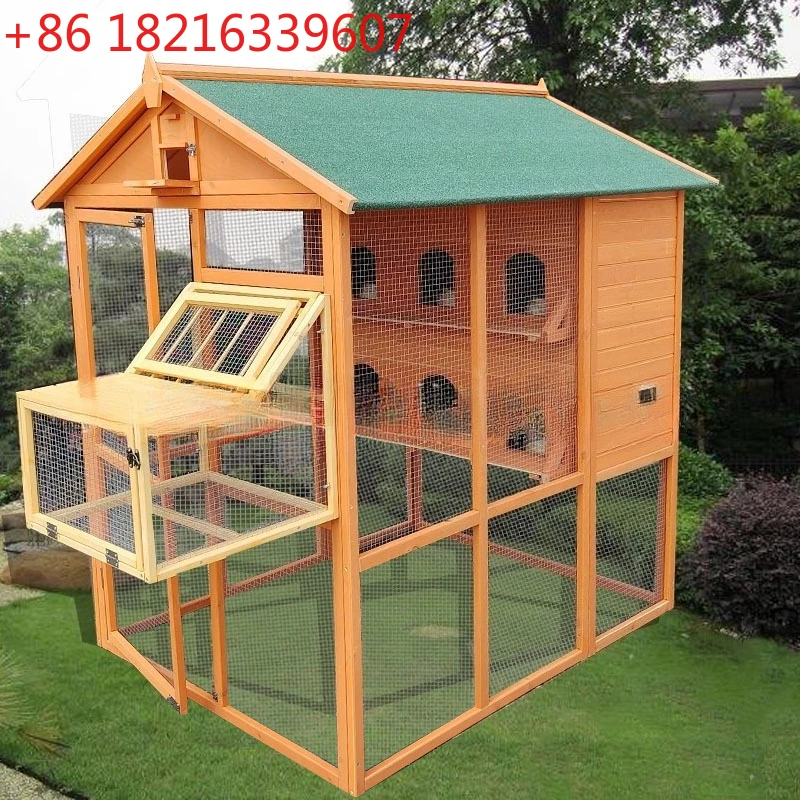 

Outdoor pigeon cage house shed bird cage pairing wooden rainproof, anti-corrosion and sun protection