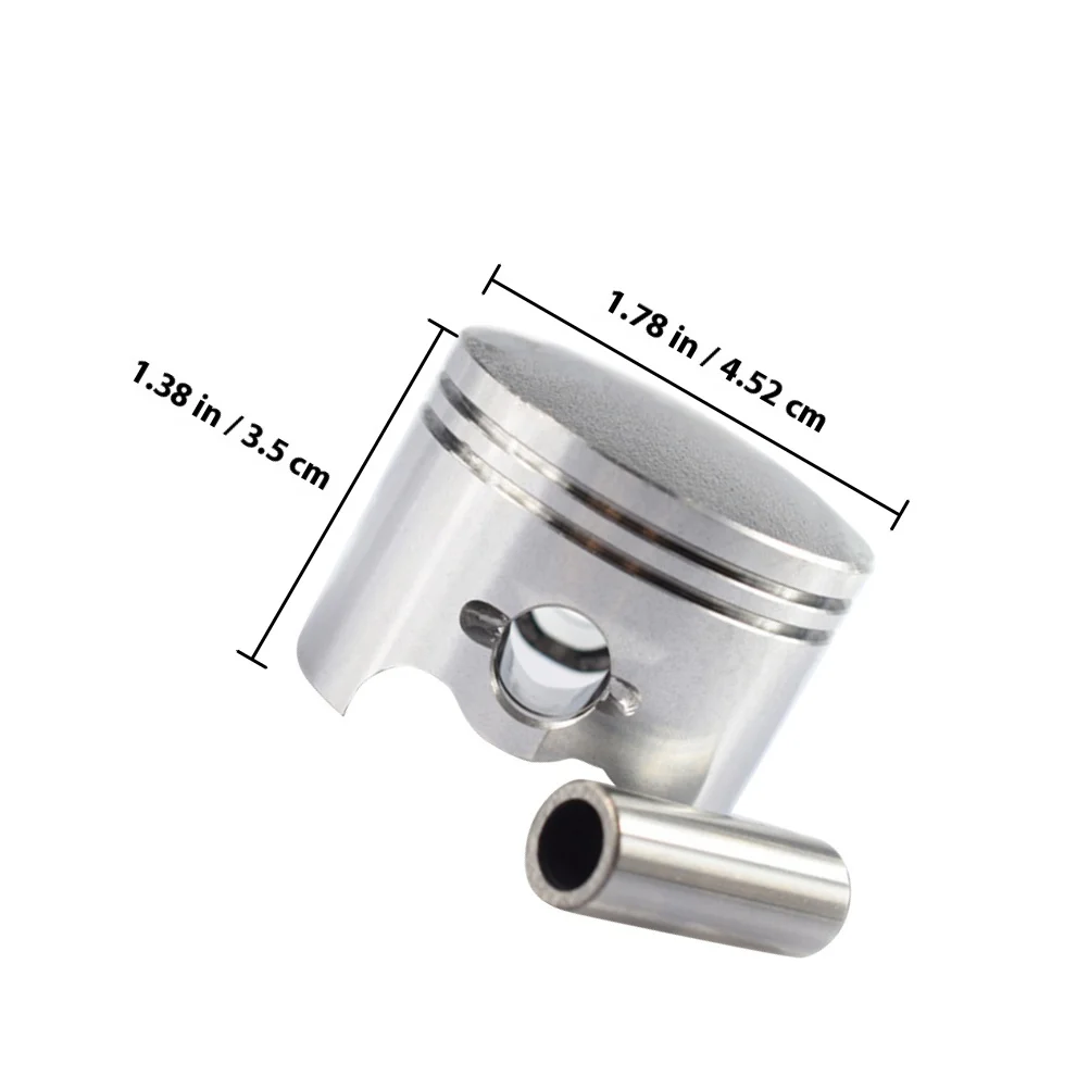 4Pcs Chainsaw Piston Ring Pin Set 5800 Type Silver Sturdy Tool Multiple Jobs Durable Easy Carry Use Chainsaw Piston