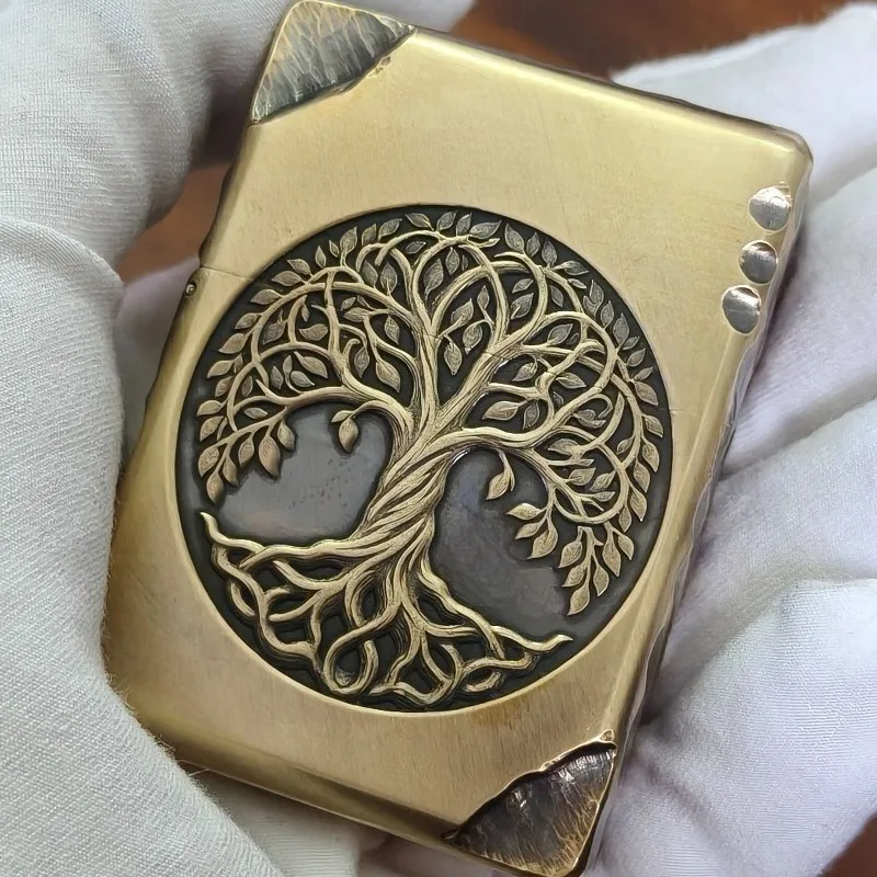 ZORRO 912S Hand Carved Oil Lighter, Windproof Thickened, Creative Personalized Pattern, Relief Collection Gift, Men's Gift