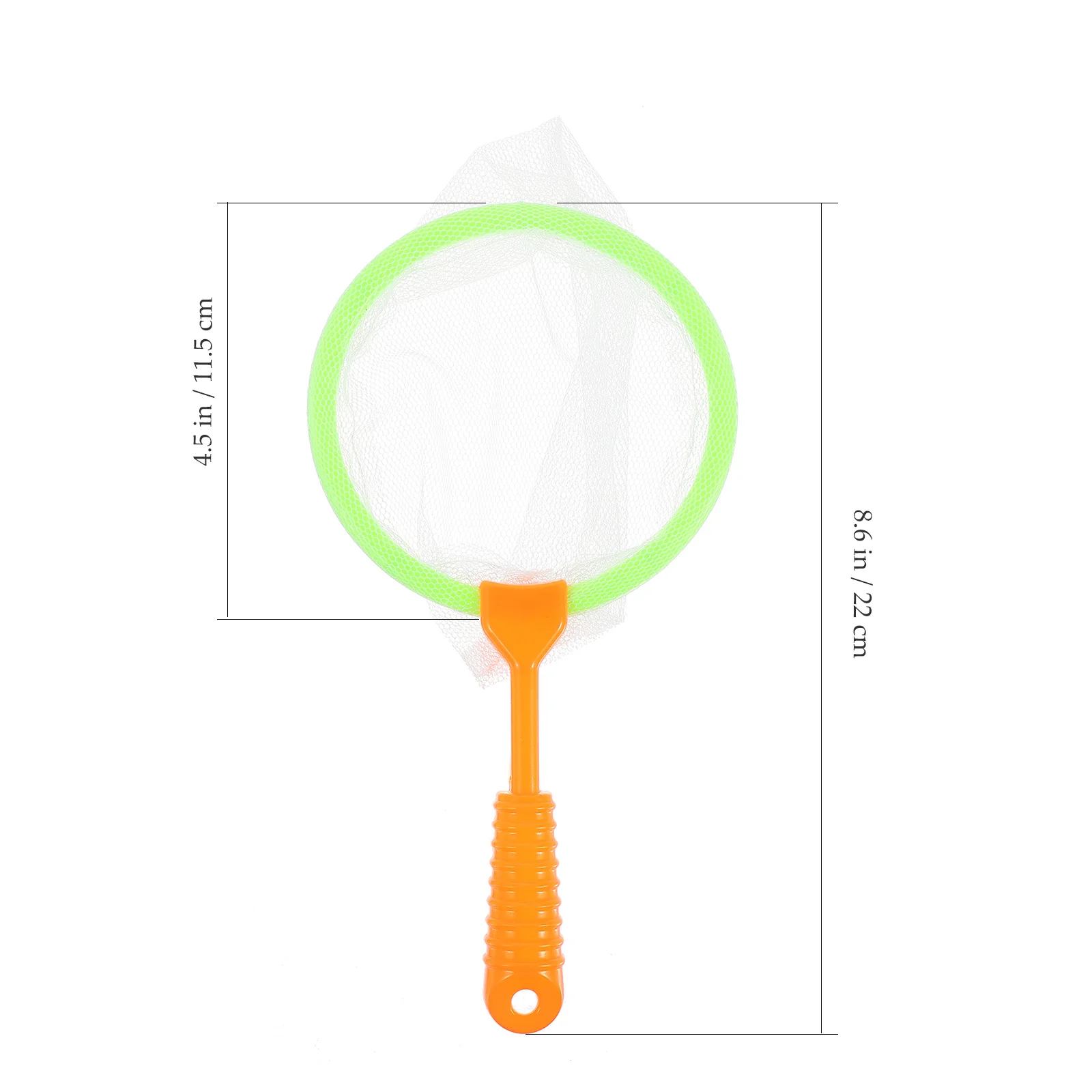 Grands filets de capture en plastique pour enfants, ergonomiques et légers, pour collecte d'insectes, outils de parc de bain, 4 pièces