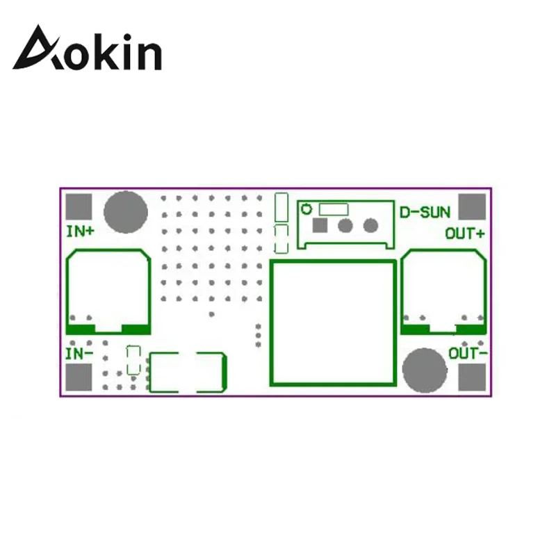 Aokin 1PCS LM2596 Step Down Module DC to DC Adjustable Buck Converter Voltage Regulator Conversion Power Supply Module LM2596 image 3