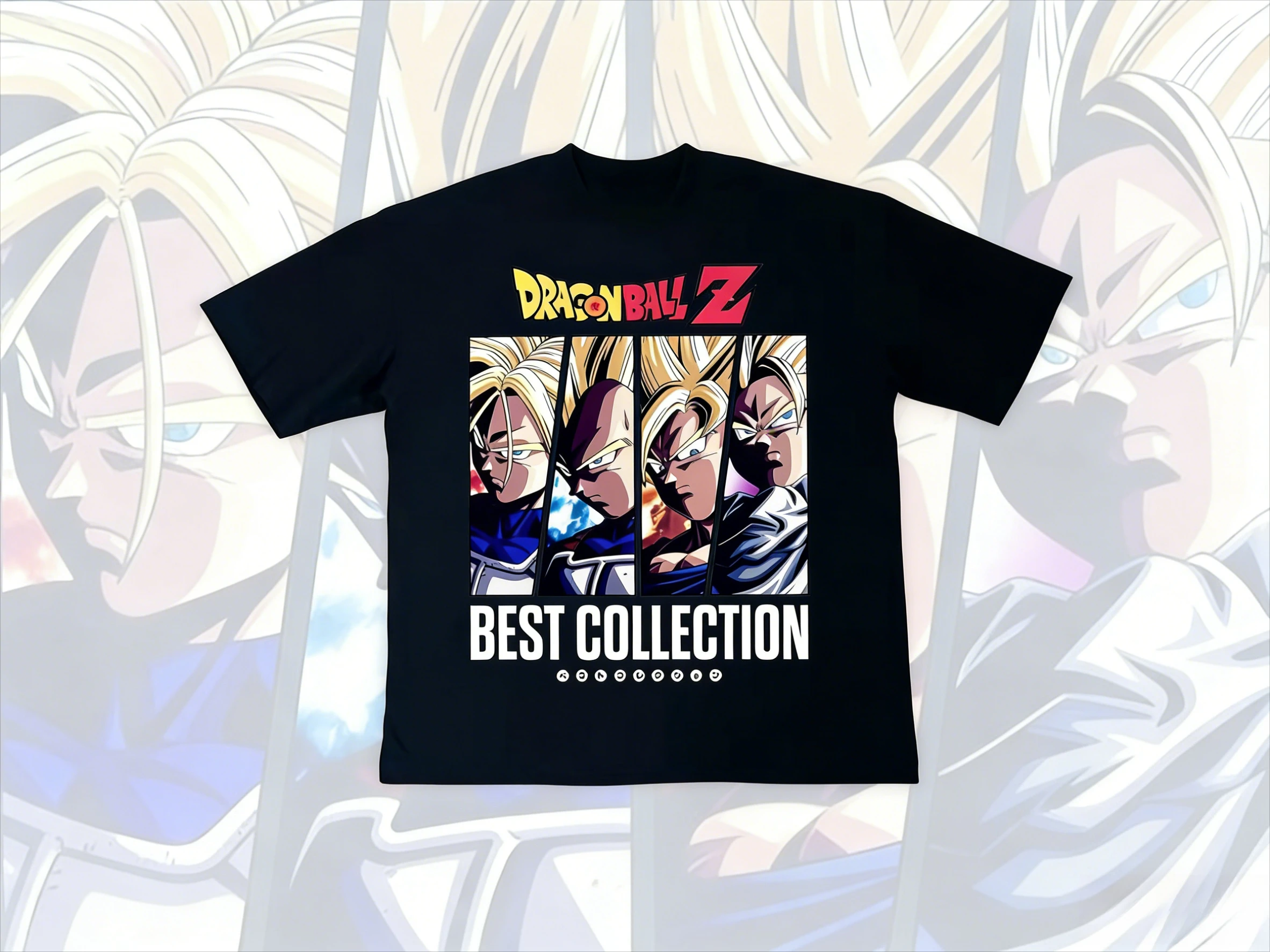 2026 Neues Sommer-T-Shirt zum 40-jährigen Jubiläum von Dragon Ball, Trunks, 100 % Baumwolle, Anime-Print, Übergröße, lässige Streetwear, Unisex, Y2K