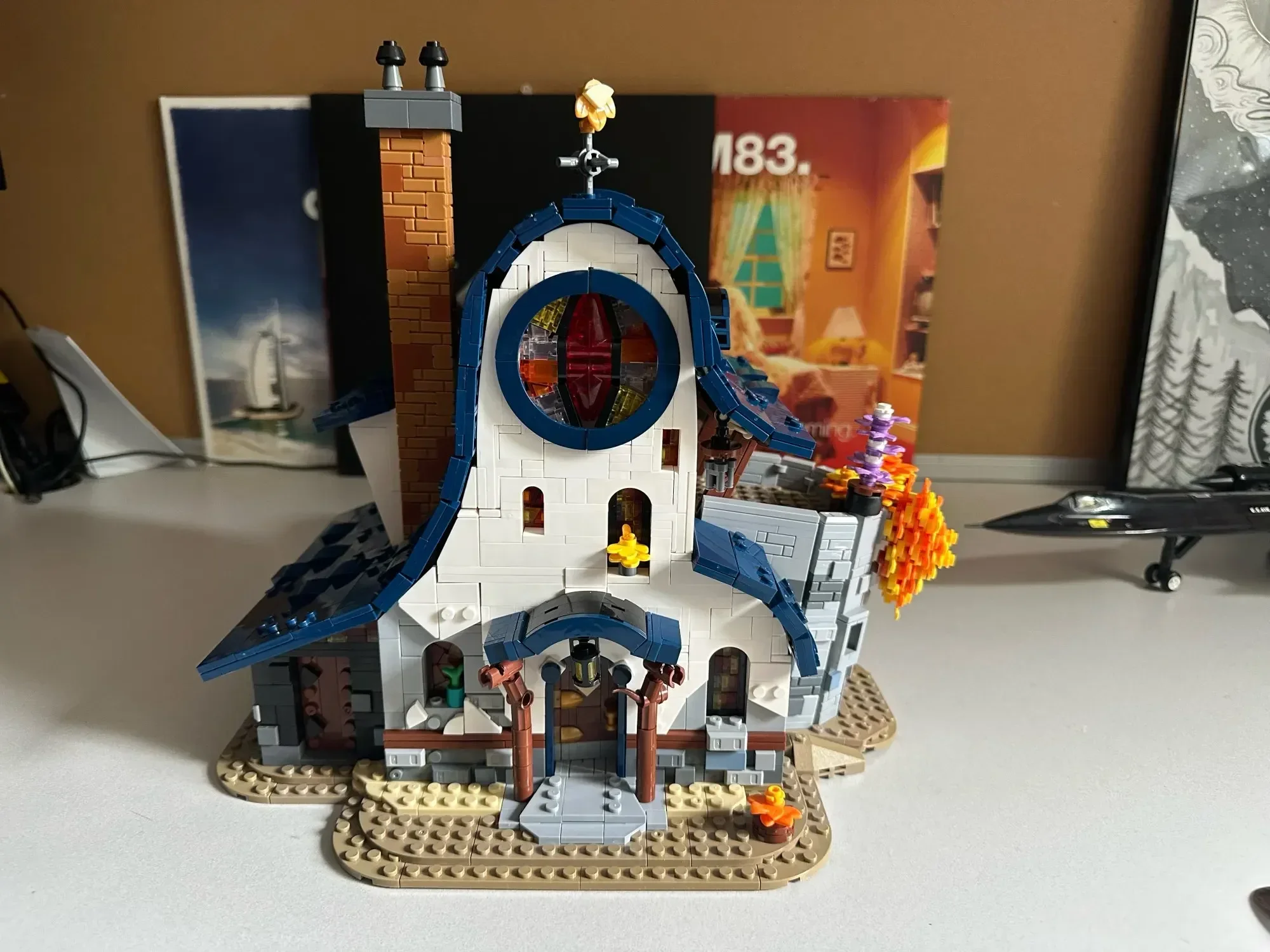 MOC Owl Magic House Building Blocks - DIY Eda Owl Shack Architecture Cartoon Model Kit Witchcraft Themed Bricks Toys Gift