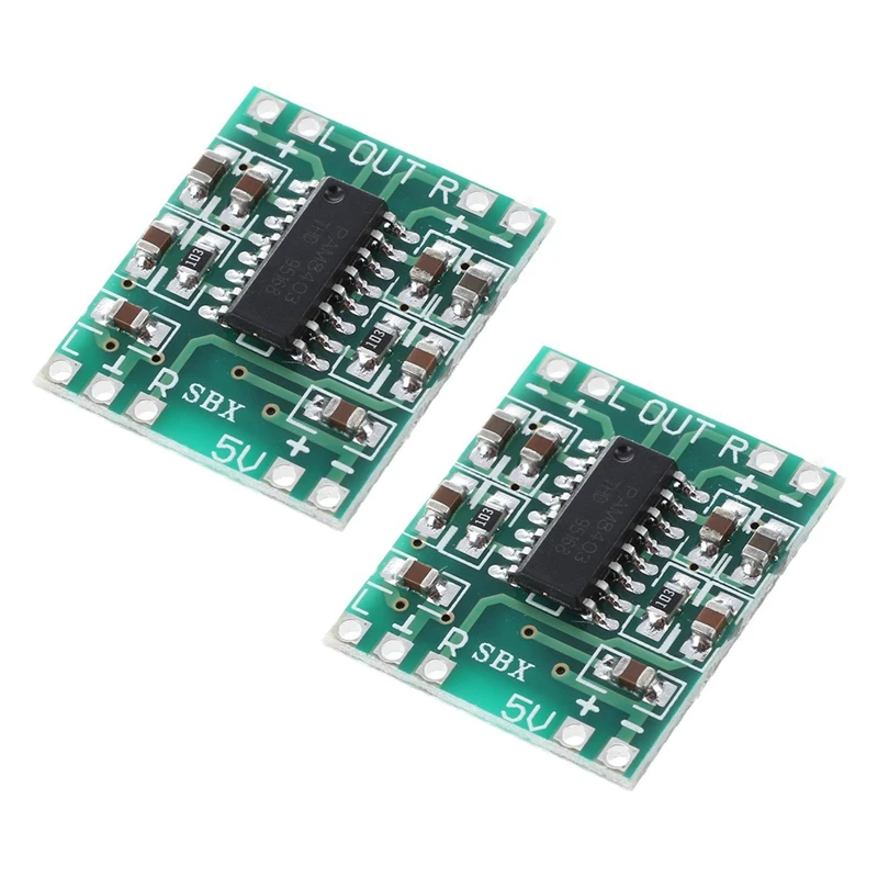 RISE-2X PAM8403 Audio Module USB DC 5V Class D Digital Amplifier Amplifier Board LCD