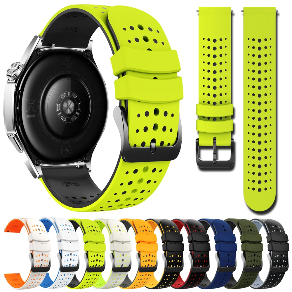 Correa deportiva de silicona para relojes Garmin Forerunner 70 170 Music 55 165 570 265 255 245 Vivoactive 6 5 3 Venu 4 3 2 Sq de 20 y 22 mm
